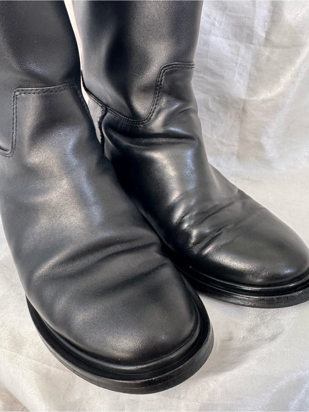 Chanel Moto Leather Boots - Picture 4 of 10